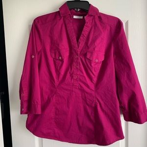 3/4 Sleeve Business Blouse